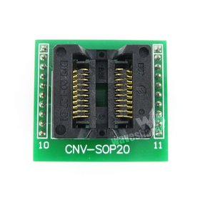 SO20 SOIC20 SOP20 TO DIP20 OTS-20-1.27-01 Enplas IC Programming Adapter Test Burn-in Socket 1.27mm Pitch 5.4mm Width