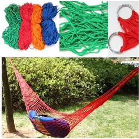 door Travel Camping Hammock Garden Portable Nylon Hang Mesh Net Sleeping Bed