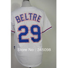 Free Shipping,Cheap Sale,#29 Adrian Beltre Men's White 2014 New Baseball jerseys,Embroidery and Sewing Logos,