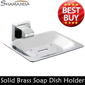Free Shipping Soap Dish Holder,Solid Brass Construction,Chrome Finished,Bathroom Products,Bathroom Accessories-Wholesale-94006