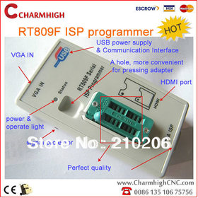 Hottest! VGA LCD ISP programmer RT809F Serial ISP Programmer with ICSP, PC Repair 24-25-93 serise IC RTD2120, discount!