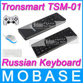 Tronsmart TSM-01 Russian Keyboard Air Mouse 2.4GHz Wireless Remote Control Game Accessories for Laptop Android Tablet PC TV Box