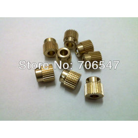 Free shipping New RepRap 3D Printer Extrusion head special gear inner hole diameter of 5mm (5pcs/lot) Whalesale $13.5