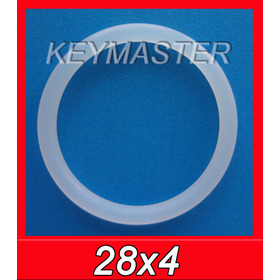 28*4mm Silicone Rubber Nipples Pacifier Holder Clip O Ring Food Grade