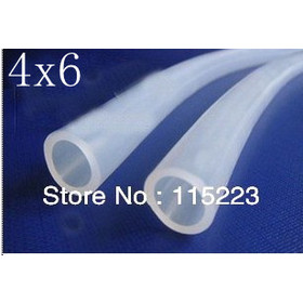 4x6mm Food Grade Medical Use Grade FDA Silicone Rubber Flexible O Tube/Hose/Pipe