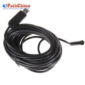 10m Cable IP66 Waterproof 10mm Lens Mini USB Endoscope Camera Pipe Inspection Snake Camera Tube Scope With 4 LEDs