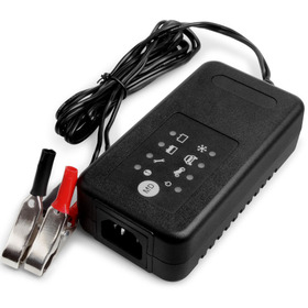  12V Car Battery Charger 12V Lead Acid Charger Motorcycle Charger For SLA,AGM,GEL,VRLA,Charge Mode 4 Stages,MCU Control