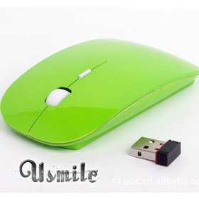 New Thin 2.4GHz Wireless USB Wheel Optical Mouse PC Laptop Multicolor slim USB interface Optical mouse Free Dropshipping