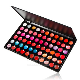 Nagykereskedelmi Ingyenes házhozszállítás 1 darab új Professional 66 Color Lip Gloss Rúzs smink kozmetikai paletta