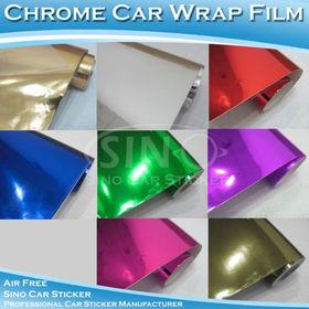 60x152cm Ingyenes házhozszállítás króm tükör autós matrica / króm matrica / Chrome Car Wrap Vinyl Film / Jármű Wrap Fólia