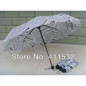 Ingyenes szállítás A nap eső Napernyők Umbrella újszerű elemek Ceruza Fehér Rózsaszín Újság Ernyők UB-12