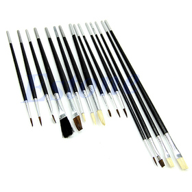 Set 15pcs All Purpose Paint Brushes For Acrylic Oil Watercolors Art Supply Painting Free Shipping