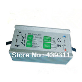 100W IP67 Waterproof Integrated LED Driver Power Supply Constant Current AC85-265V 3000mA for 100W LED Bulb