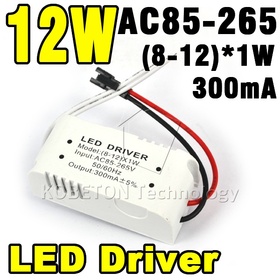 1pcs High Quality 300mA 8W LED Driver 8W 9W 10W 11W 12W * 1W Lighting Transformers Power Supply for LED STrip Lihgt Lamp Durable