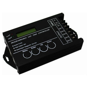 Time Programmable Led Controller DC12V 20A Output Programmable LED RGB Strip Controller TC420 Free Shipping