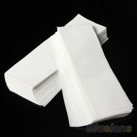 100 pcs Hair Removal Depilatory paper Nonwoven Epilator Wax Strip Paper Roll Waxing 013C