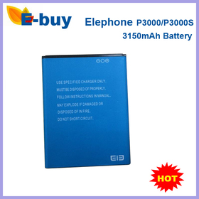 100% Elephone P3000 P300S Battery 3150mAh Li-ion Battery Replacement For Elephone P3000 P3000SSmart phone Free Shipping