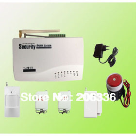 Hot selling two antenna intercom Security GSM alarm system with Russia manual 900/1800/1900Mhz