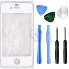 White Outer Glass Front Lens Screen For iS 4G Replacement Outer Lens For iPhone Screen Digitizer with Opening Tools