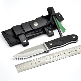 Bear Végső Survival Knife Rögzített penge Tok & Fire Starter kézvédő
