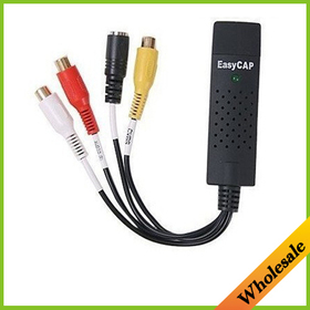 Free Shipping USB 2.0 video card capture grabber Adapter of chipset STK1160 for TV VHS DVD to usb converter support Win7/