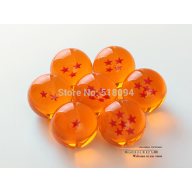 Dragon Ball Z 1set 3.5CM DragonBall 7 Stars Crystal Ball Set of 7 pcs Dragon Ball Z Balls Complete Set New In Box DBFG041