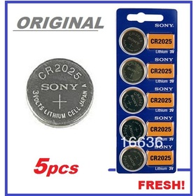 5pcs CR2025 3v lithium battery Cell Button Card Battery ECR2025 DL2025 LM2025 KCR2025 BR2025 KL2025 L2025 KECR2025