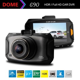 2014 NEW Ambarella A7 Car DVR Video Recorder G90 Full hd 1080P 2.7"LCD+HDR+G-Sensor+H.264+Night Vision Video Recorder Dash Cam