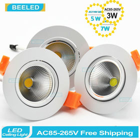 1pc 2014 Newest 3W 5W 7W LED COB chip downlight Recessed LED Ceiling light Spot Light Lamp White/ warm white led lamp epistar