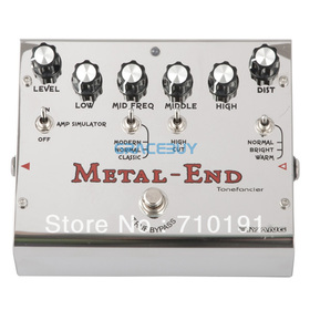 Biyang Tonefancier Metal End 18 Distortion modes Electric Guitar Effect Pedal True Bypass New