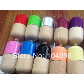 Wholesale 200pcs/lot 11x5CM PU Kendama Pill Toy Japanese Traditional Wood Game Kids Toy Made of Beech