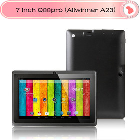 DHL Freeshipping 7 inch Q88 tablet pc Allwinner a23 dual core 1.5GHz Android 4.2 Capacitive Screen Dual Camera WIFI 512M/4G