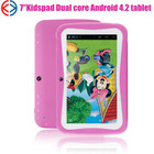 New 7 inch Kids Tablet PC With Children Educational Apps Capacitive Screen Dual Camera WiFi Soft Back Cover Android Tablet pc