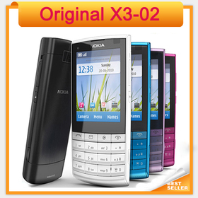 Holiday Sale X3-02 3G Mobile Phone 5.0MP with Russian Keyboard 5 Colors In Stock Free Shipping