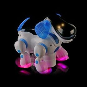 Robotic Elektronisk Gåture Pet Hund Hvalp Kids Children Toy With Music Light gratis forsendelse