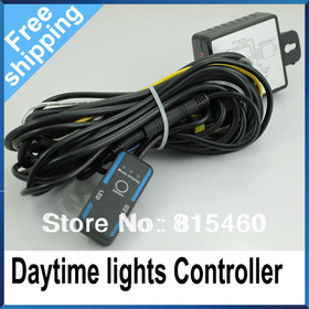 Free shipping Automatic Control for Car LED DRL Light 12V Daytime lights Controller for DRL Motorcycle Car Lamp with auto ON/OFF