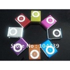 Free shipping 60pcs/lot cheap Mini MP3 player,clip MP3 player,With card slot,support card up to 32gb