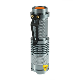 1pcs/lot Portable Q5 LED Flashlight Adjustable Focus Zoomable Lamp 300LM flash Light Lamp Promotion