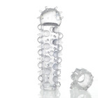 Crystal Skin Textured Penis Extension Sleeve ,Finger Condoms,Jelly Extender,Adult Sex Toys, Sex Products