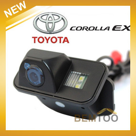 Free Shipping , Corolla Waterproof Car Rearview CMOS Camera Wide Angle Lens