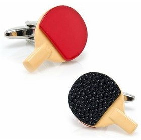 Christmas Promotion!! free shipping 5pairs/lot Novelty Cufflinks wholesale -pong paddle desgn anti-oxidation 100% guaranteed