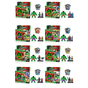 Free shipping Super Heroes Hulk Action Figures and The Avengers Building Blocks Minifigure Toys for the boys Gifts