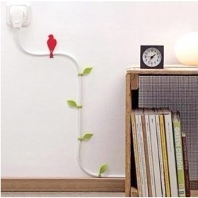 6 sæt dekorative kabel fugl klip wire bloom dekoration FREEForsendelse