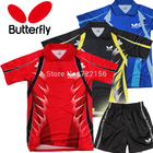 Good quality Butterfly table tennis shirt , table tennis clothes ,butterfly table tennis game shirt , JAAT game uniforms