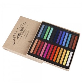 Soft Chalk Pastels Set for Art Drawing Scrapbooking&More (Assorted Colors,Bag of 24Pcs)