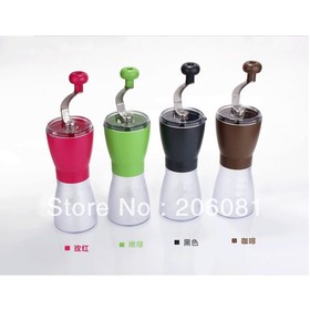 1Pc portable manual coffee grinder,coffee mill,washable,unique design,ceamic core with high quality