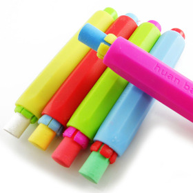 6 pieces/lot Novelty Item Eco-friendly Dustless Chalk Holder Chalk Clip Good helper for Child Gift for teacher