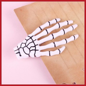 buyone 1 PCS Fashion Skeleton Hand Bone Hair Slides Clip Hot Sell Hairpin wholesale