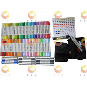 Free Shipping 87-Color Finecolour Junior Marker set with 2 free gift bags , bestseller, half cheaper than Copic Ciao marker