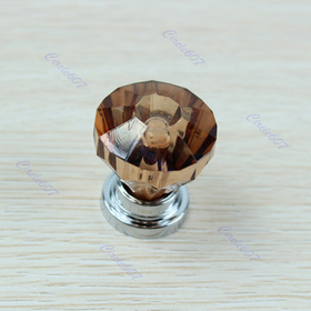 Amber akril ajtó húzza Knob fiókos szekrény szekrény fogantyú 26mm HardwareFree Szállítási nagykereskedelmi / kiskereskedelmi